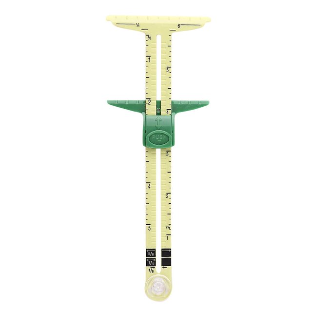Herramienta de costura de medición de calibre deslizante (1 pieza, color como se muestra)