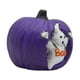thumbnail image 4 of Estatua de calabaza de Halloween, adorno de mesa, regalo de Halloween, coleccionable, decorativo Fantasma púrpura, 4 of 9