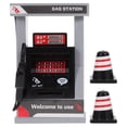 thumbnail image 2 of 1 Set of Simulation Gas Station Model Miniature Roadblocks Models Gas Station Toy, 2 of 4
