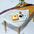 thumbnail image 3 of Ludlz 1/12 Dollhouse Food Simulation Egg Toast Food Breakfast Design Mini Dollhouse Decoration for Christmas, 3 of 7