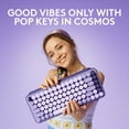 thumbnail image 2 of Teclado mecánico inalámbrico Logitech POP Keys con teclas emoji personalizables, diseño compacto y resistente, conectividad Bluetooth o USB, compatible con varios dispositivos y sistemas operativos -, 2 of 5