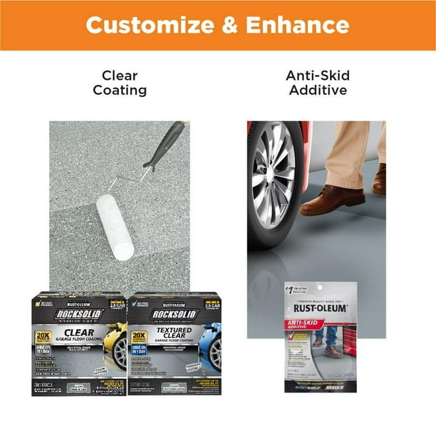 Cherry Bomb, Rust-Oleum RockSolid Metallic Floor Coating Kit