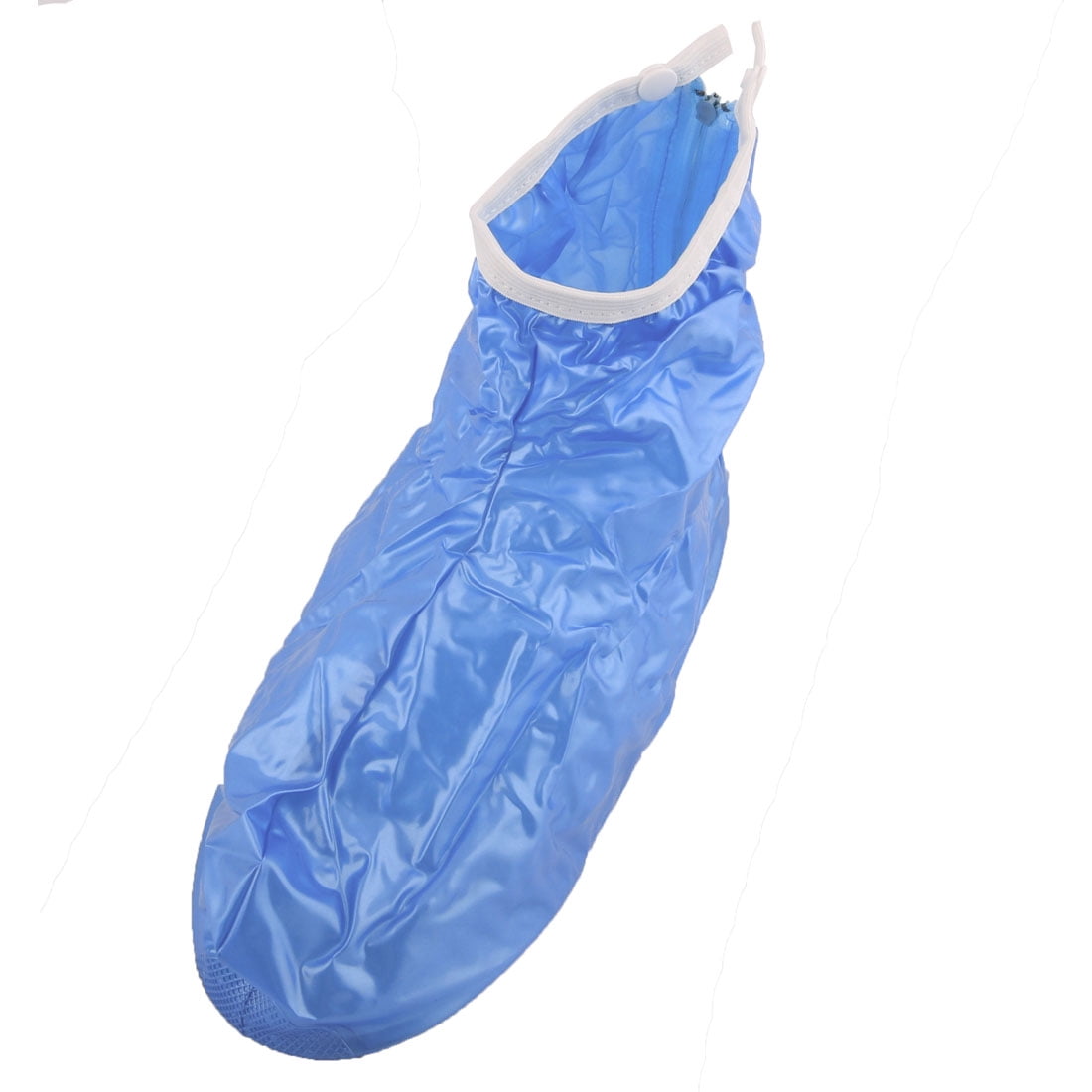 Rubber Sole Zipper Up Water Resistant Rain Shoes Overshoes Boot Covers Pair by Unique-Bargains