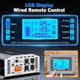 thumbnail image 3 of Inversor de corriente ZETAWALE de onda sinusoidal pura de 4000 W, 12 V DC a 120 V AC, 3 of 8