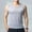 Gray, variant on Mens Tank Tops Summer Qiggri Men's Pullover Solid Color Top T-shirt Outdoor Elastic Tight Without Marksr Solid Color Round-Neck Tank Top Workout Tank Tops For Men