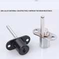 thumbnail image 3 of tredstone Rotary Lock Cylinder For Filing Cabinets Wear-Resistant Zinc Alloy Filing Cabinet Lock Linkage Lock Silver 16MM, 3 of 6