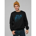 thumbnail image 2 of Run '06 Sweatshirt Men -Image by Shutterstock, Male Medium, 2 of 4