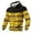 98ZA-Yellow, variant on oqasdz Sweatshirts for Men Hooded Striped Stylish Print Hooded Pullover with Pocket Long Sleeve Loose Top Comfort Cozy Casual Dailywear