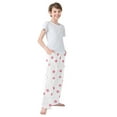 thumbnail image 4 of FORMRS Kids Pajama Pants with Pockets Size 9-10Y Boys Lounge Sleep Bottoms, Pink Polka Dots, 4 of 8