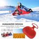 thumbnail image 3 of Toystoory Deportes de invierno trineo de nieve trineo tabla de esquí al aire libre arena hierba trineo deslizador multiusos deslizador de nieve para Accesorios de cámara y óptica rojo Toystoory OD016477-02, 3 of 6