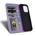 thumbnail image 6 of Allytech Wallet Case for Apple iPhone 14 Pro,Anti-fall Premium PU Leather Anti-scratch Magnetic Closure Flip Kickstand Card Holder Purse Protective Phone Cover,Purple, 6 of 12