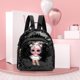 thumbnail image 5 of Minimochila De Mujer Lindas mochilas de viaje para mujeres y niños, mochila escolar con estampado de lentejuelas para niñas (negro), 5 of 5