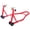 Red + Steel, variant on Adjustable Motorcycle Stand 1000LB Sport Bike Front and Rear Wheel Lift Swingarm Paddock Stands for Garage Maintenance, Red
