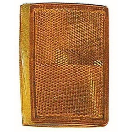 Go-Parts OE Replacement for 1992 - 1993 Chevrolet K2500 Suburban Side Marker Light Assembly / Lens Cover - Front Right (Passenger) Side Lower 5975196 GM2551105 Replacement For Chevrolet K2500