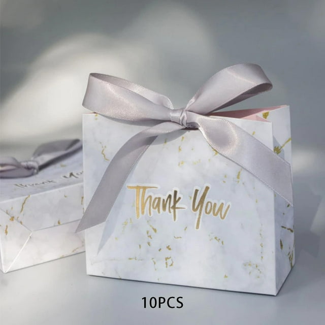 10 Piezas Caja de Dulces Decorativas Bolsa de de Patrón de Mármol Bolsa de Embalaje de Dulces para Yotijar cajas de dulces