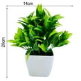 thumbnail image 6 of Guiexla Artificial Potted Green Plants Home Office Table Centerpiece Wedding Party Plastic Faux Greenery Bonsai Indoor Outdoor Desktop Decoration, 6 of 8