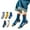 ZH-Dark Blue, variant on Zanarzt Little Kids Organic Cotton Socks Boys Girls Socks Breathable Cartoon Mesh Socks High Ankle Socks Back to School Must Haves White,1-3 Years