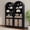 2pcs 78" black, variant on LEFHDA 71" Tall Bookshelf, Arched Bookcase with Doors, Mid-Century Modern 6-Tier Bookshelf with Storage, Rattan Open Display Storage Shelf Bookshelf for Living Room Bedroom & Classroom(Black)