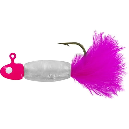 Big Bite Baits Lindner Panfish Special Grub Pearl Pink Tail