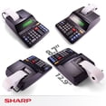 thumbnail image 4 of Sharp 12-Digit Print Calculator Desktop Size Adding Machine, Perfect for Everyday Use and Office, Bright, Large Easy-to-Read Numb, 4 of 7