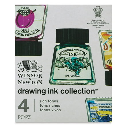 UPC: 0884955065181 | Winsor & Newton Drawing Ink – Rich Tones  Set of 4