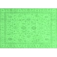 thumbnail image 1 of Ahgly Company Indoor Rectangle Oriental Emerald Green Traditional Area Rugs, 3' x 5', 1 of 4