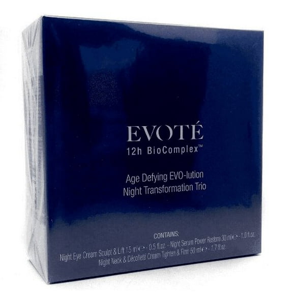 Evote 12th Biocomplex Age Defying EVO-lution Night Transformation Trio Night Cream Sculpt & Lift .5 fl oz