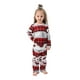 thumbnail image 5 of Minnieouse Ropa de dormir navideña Ropa de dormir con estampado de dibujos animados navideños Pijamas a cuadros de manga larga Camisón a juego Pijama NIÑOS: 4-5 años, 5 of 6