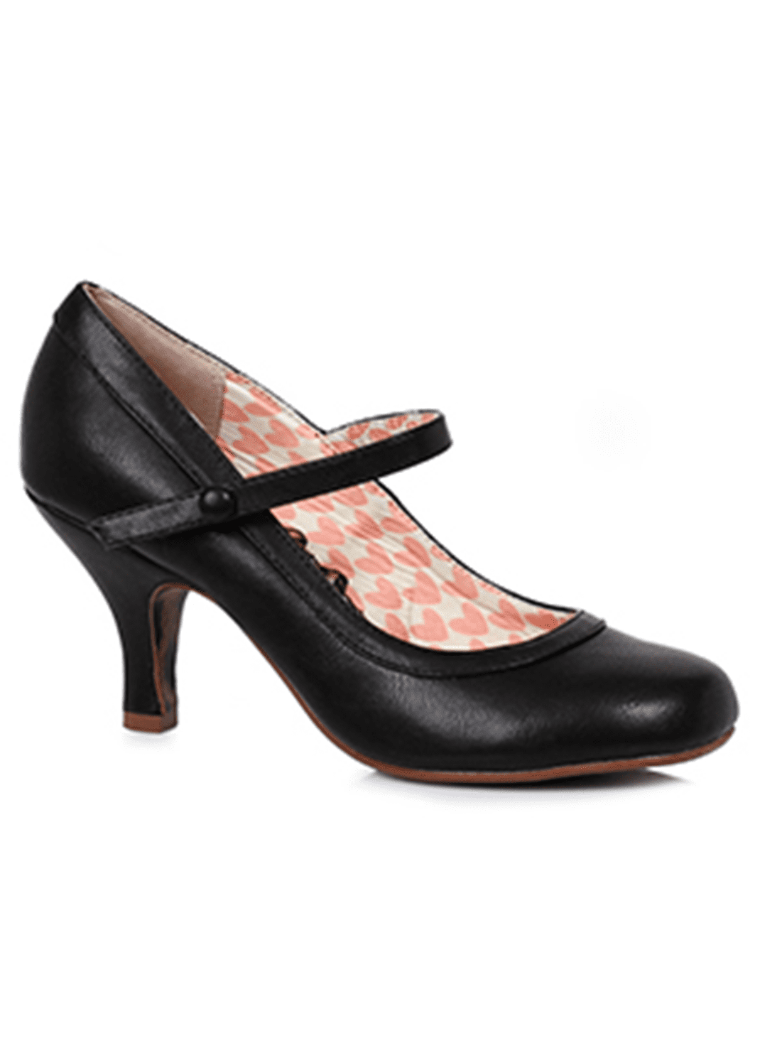BP320-BETTIE, 3" Retro Mary Jane Heel Shoes - Walmart.com