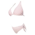 thumbnail image 3 of Traje de Baño Bikini Op para Mujer con Amarre Halter Rosa Talla EG, 2 Piezas, 3 of 4