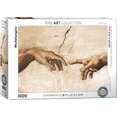 thumbnail image 1 of Rompecabezas Eurographics 1000 pzs Creación de Adán, Miguel Ángel Eurographics 6000-2016, 1 of 2