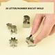 thumbnail image 3 of Bearachild Molde para galletas de 26 piezas, arcilla para hornear de acero inoxidable, cerámica antiadherente, molde con forma de galleta para Herramientas y accesorios para hornear Tipo 1, 3 of 6