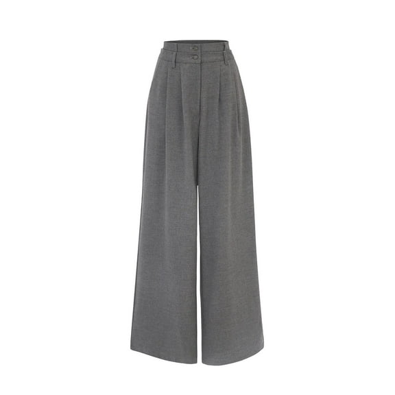 Double Waisted Wide Leg Pants