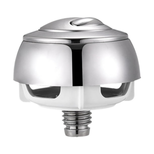 Botón de descarga para inodoro, botón del tanque del inodoro, práctico y ajustable, botón pulsador para inodoro, piezas de repuesto para baño y Hotel Plata