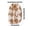 Brown L, variant on Warm Fleece Dog Clothes, Plaid Flannel Dog Winter Jacket for Small Medium Dogs & Cats, Cute Bear Applique,Brown S