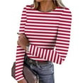 thumbnail image 2 of Long Sleeve Shirts for Women, Women Long Sleeve Shirts Rib Knit Slim Fit Tops Basic Tee 2026 Outfits Casual T-Shirt Underscrubs Layer, 2 of 8