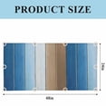 thumbnail image 3 of Blue Brown Fluorescent Light Covers, Gradient Wood Grain Farmhouse Country Magnetic Light Covers for Ceiling Lights, Fluorescent Ceiling Shade Filters for Classroom Bedroom Office 4x2Ft x 1PCS, 3 of 8