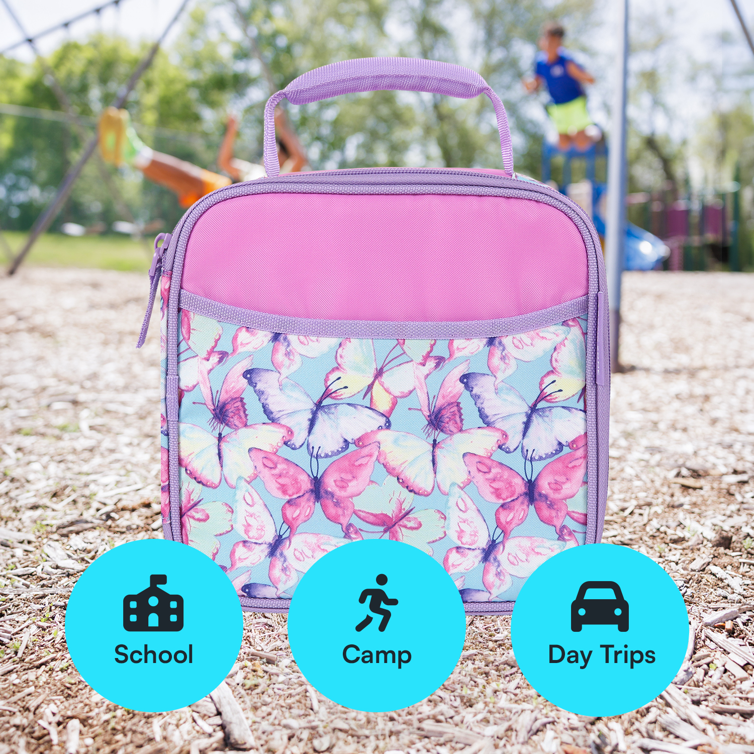 Arctic Zone Lunch Box Combo with Watercolor Butterflies photo 7