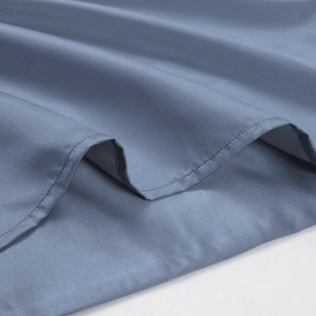 Unique Bargains Luxury Silky Satin Body Pillow Case Slate Gray 20" x 72"