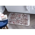 thumbnail image 4 of Novelty 2x3 Area Rug (2' x 3') Graphic Gray, Brown Indoor Scatter Easy to Clean, 4 of 4