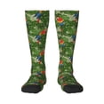 thumbnail image 2 of Lsque Parrots And Tropical Leaves Printed Crew Socks Men's Women's LightWeight Thin Casual Calf Socks ,Knee High Socks,Cotton Socks, 2 of 9