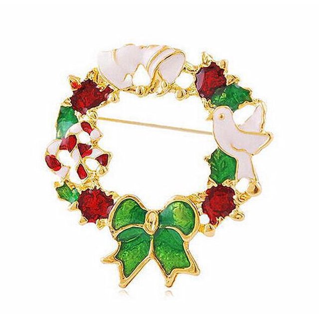 2 uds broche colgante adornos navideños regalos navideños adornos navideños JAMW Sencillez