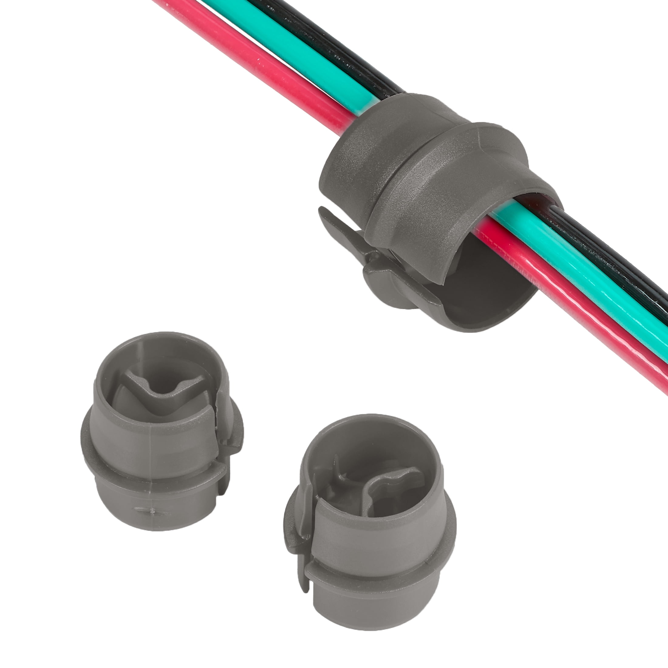 Maxxima 3/4 in. Plastic Non-Metallic Snap In Box Wire Connector for NM Sheathed Cable (200 Pack)