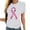 White, variant on Sexlip Breast Cancer Shirts for Women Breast Cancer Awareness Short Sleeve Crew Neck Shirt Pink Ribbon Graphic Tops Red XXXL