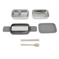 thumbnail image 2 of AQXREIGHT Lunch Box Double Layer Microwave Safe Leakage Proof Stainless Steel Portable Divided  Box For Office School Picnic Tiffin Box For Adults Lunch Box Microwave Safe, 2 of 7