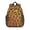 Orange and Yellow, variant on Black and White Leopard Print Backpack for School, Cute School Bag with Adjustable Shoulder Straps and Padded Back, 15"x11.42"x5.5"