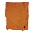 thumbnail image 4 of C.C Women's Boucle Knit Bias Cut Whipstitched Edged Long Scarf Wrap, Rust, 4 of 4