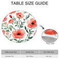 thumbnail image 6 of Pioneer Flower Floral Print Pattern Round Fitted Tablecloth with Elastic Edge,Dining Table Cover Waterproof,Outdoor Round Tablecloth for Camping,Dining,Indoor and Outdoor, 6 of 7