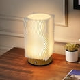 thumbnail image 6 of Ambient Light Table Lamp with 3 Color Modes, Touch Control, Rechargeable Bedside Night Light, 19x10x9.6cm, 400g, White Acrylic, Portable Modern Bedroom Living Room Lighting, Cordless Desk Lamp, 6 of 9