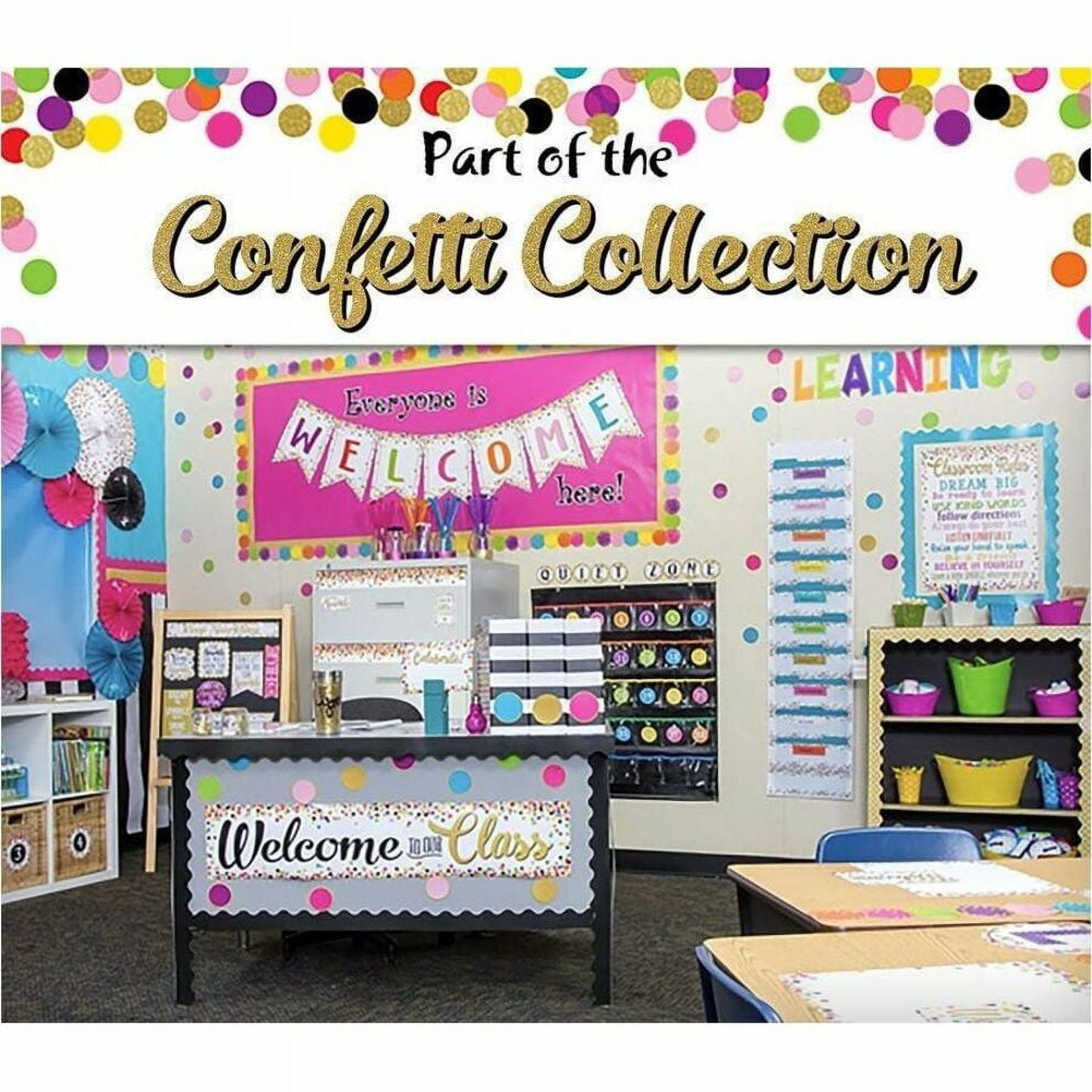 Teacher Created Resources Confetti Project Paper, 12"x12", Assorted Colors, 80 Sheets